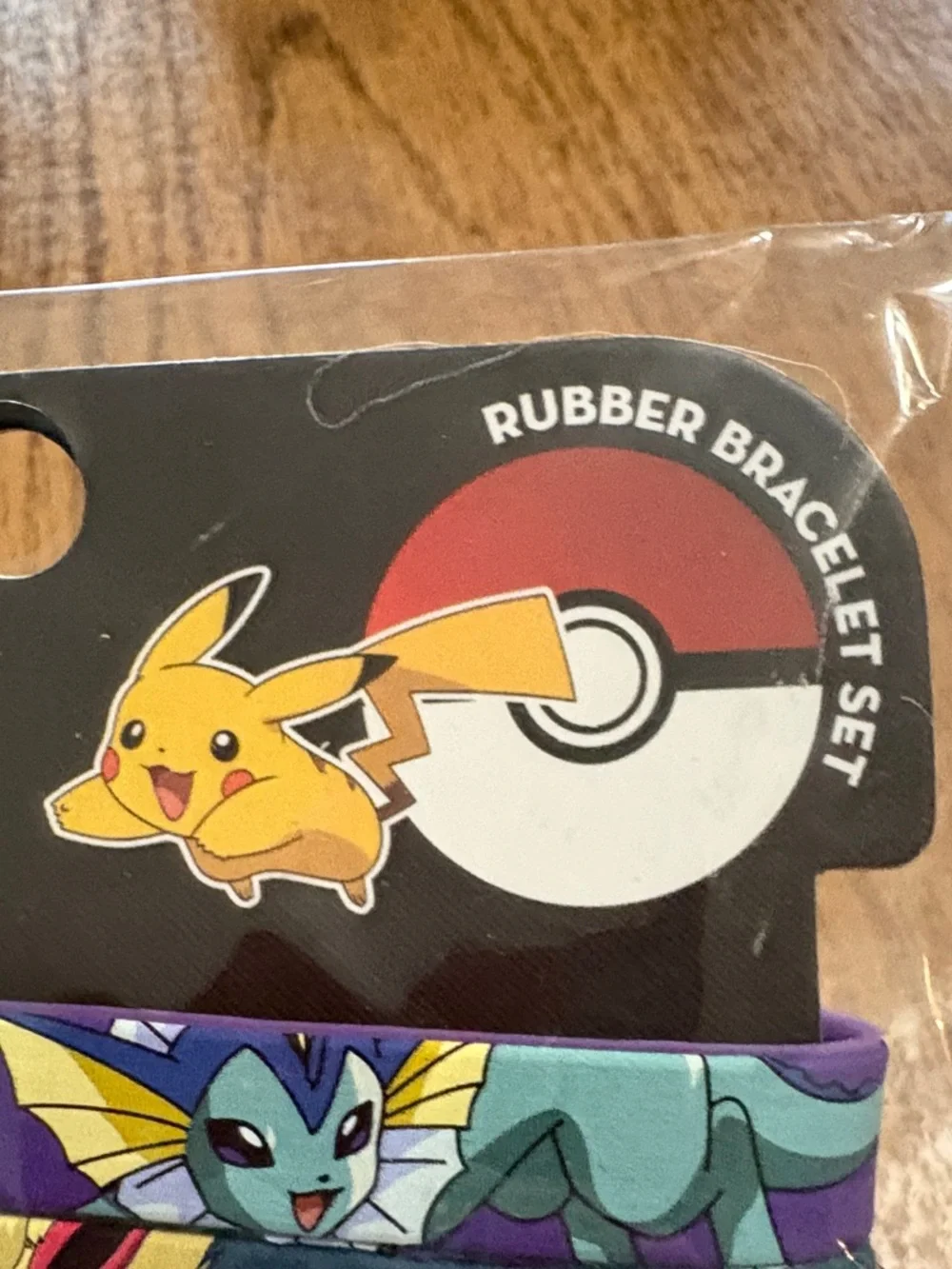 Pokémon Rubber Bracelet Set — Eevee/Eeveelutions